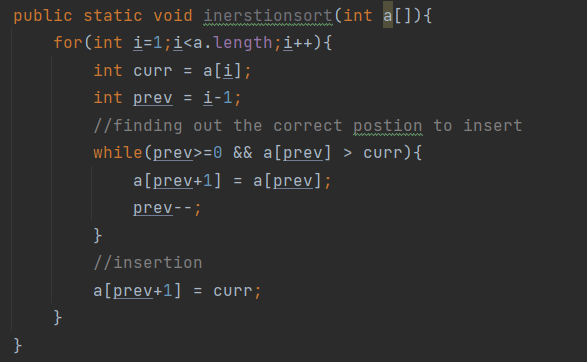 Insertion Sort